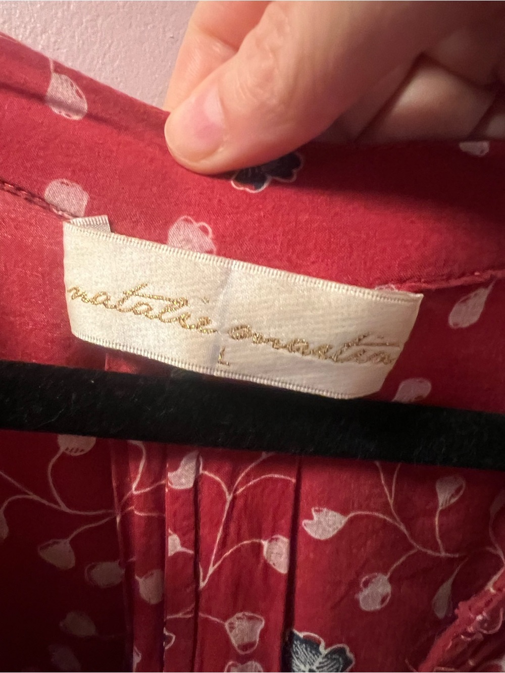 Natalie Martin red floral dress - Picture 2 of 5